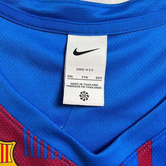 FC Barcelona Basketball Jersey BK Size 2XL Dri-Fit Nike Authentic Euroleage - Picture 4 of 7